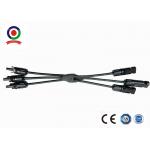 3 Way  PV Panel Connectors Convenient Installation For Photovoltaic Power System for sale