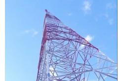 China 110KV Antenna Telecommunication Tower Galvanized Angular Steel Radar Structure supplier