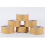Practical Rubber Kraft Paper Adhesive Tape , Single Sided Paper Tape Brown