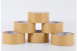 China Practical Rubber Kraft Paper Adhesive Tape , Single Sided Paper Tape Brown supplier