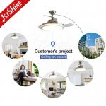 Retractable Ceiling Fan for Child Room Invisible Design Remote Control Safety Features
