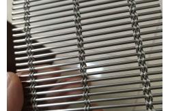 China Woven Wire 316l Cascade Coil Metal Drapery As Curtain Minimizing Bright Sunlight supplier