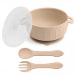400ml Baby Silicone Feeding Set Silicone Feeding Bowl For 0-3 Years Old Kids for sale