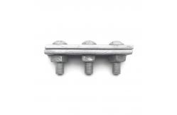 China Durable 3 Bolt Guy Clamp Parallel Groove Clamp Hot Galvanized supplier