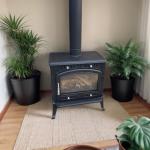 Efficient Customizable Large Cast Iron Wood Burner Assembly Required