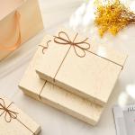 China Exquisite Birthday Gift Packaging Box With Lid And Bowknot Perfume Scarf Gift Box factory