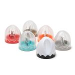 Fixed Screw Single Hole Plastic Pencil Sharpener Tent Shape for sale