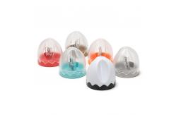 China Fixed Screw Single Hole Plastic Pencil Sharpener Tent Shape supplier