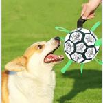 Multifunctional Outdoor Interactive Soccer Ball Toy For Dog Nibbling Training Rope for sale