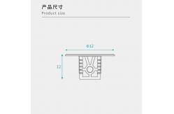 China 12mm Zinc Alloy Shelf Support Pegs Flat Packed Furniture Connecting Fitting supplier