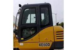 China XCMG XE60D Excavator Cab Tempered Glass | Front/Side/Rear Window Replacement Panel supplier
