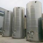 Food Grade Stainless Steel Refrigerated Milk Silo Tank 500ton 1000ton for sale