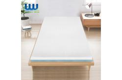 China Biopreferred Dual Layer Memory Foam Mattress Topper For Pressure Relief supplier