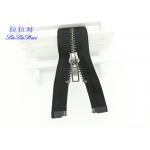 12 Inch Metal Separating Zipper Black Polyester Tape For Trousers / Hometextile /