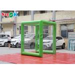 Custom Made Green Fogger Intergrated Disinfection Channel In Supermarket Entrance