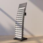 Mosaic Marble Tile Display Stand Electrostatic Spray Surface Treatment for sale