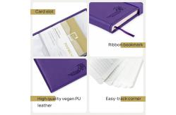 China 80GSM Paper Purse Size Planner With Hourly Schedule And Monthly Tabs supplier