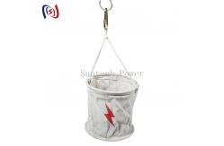 China Stringing Aerial Cable Cylindrical Canvas Tool Bag supplier