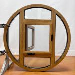 Single Double Triple Glass Aluminumn Round Window Round Upvc Windows That Open