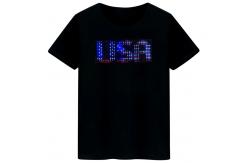 China Editable LED Display T Shirt With Programme Custom Message Pattern Animation supplier
