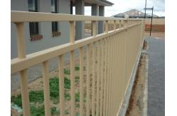 China Powder Coated 1.2m Metal Picket Fence Spear Top Design supplier