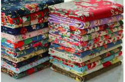 China Bags Lining Fabric / Printed Cotton Canvas With Fine Plain Woven Technics supplier