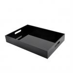 16x12x2inch 5mm PMMA Cast Custom Plexiglass Clear Acrylic Tray With Handles for sale