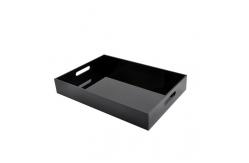 China 16x12x2inch 5mm PMMA Cast Custom Plexiglass Clear Acrylic Tray With Handles supplier