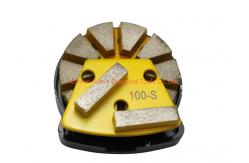 China Husqvarna Grinder Use Velcro Backing Pads 3 Inches  Redi Lock Threaded supplier