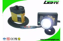 China Anti Explosive Miners Helmet Light 25000 Lux Illuminance With 10.4Ah Battery supplier