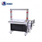 PCB Control Semi Auto Strapping Machine , 850×650mm Corrugated Box Strapper Machine for sale
