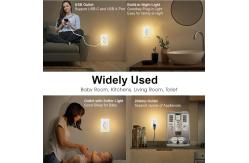 China 20A QC/PD20W USB Outlet With 0.2W Power Night Light supplier