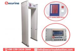 China 18 Zones Archway Metal Detector DSP With Alarming Counting Display OEM supplier