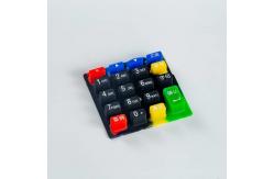 China Silkscreen Printing Silicone Rubber Remote Control Buttons supplier