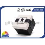 Black And White Striped Gift Box Cardboard Paper Square Gift Box for sale