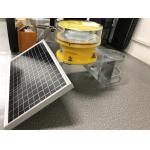 Red Solar Powered Aviation Obstruction Light 20FPM Medium Intensity for sale