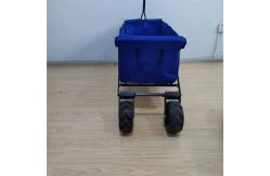 China Removable Beach Wagon Cart All Terrain Foldable Wagon With 7x4 '' Pu Wheel supplier
