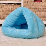 Triangle Cat Bed Dog House Pet House Winter Warm Semi Closed Slippers Pet Supplies for sale