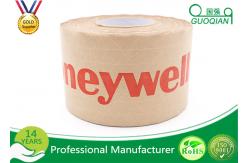 China Custom Waterproof Fiber Reinforced Kraft Paper Tape For Box Making supplier