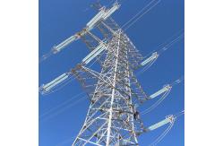 China AWS D 1.1 Welding HDG Overhead Power Line Tower supplier