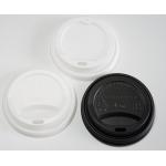 Black Disposable Biodegradable 85mm PLA Lids Parties for sale