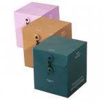 Elegant Rigid Candle Retail Gift Box Colors Eyelets Wrapping for sale
