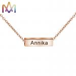 Hypoallergenic SUS316L Letter Name Necklace Choker for sale