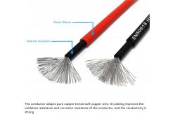 China 100m Length Hybrid System Solar PV Cable 6mm2  For Solar Mounting System supplier