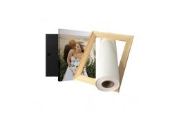 China Pigment Printing 280gsm Polyester Canvas Roll supplier