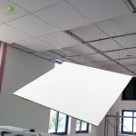 595x595mm 7.5mm PVC Gypsum Ceiling Sheet with 39-40 Sound Blocking Fireproof False Ceiling Panel for Hotel Interior Decoration for sale
