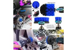 China 15pcs Car Cleaning Brush Set With Detailing Long Rim Microfibre supplier