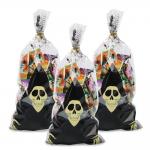 Halloween Skeleton Cellophane Treat Bag 150pcs For Kids