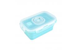 China 4pcs Collapsible Silicone Food Storage Containers With Lid supplier