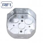 Octagonal 4 Round Conduit Box Thickness 0.8mm With 1/2 Knockouts for sale